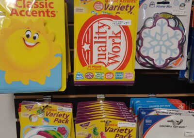 Assortment of teacher supplies